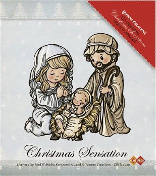 Yvonne Creations - Christmas Sensation - Jesus Maria and Jos - 1