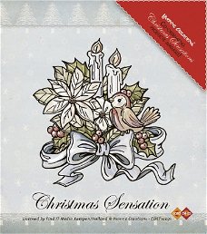 Yvonne Creations - Christmas Sensation - Flower and Candle