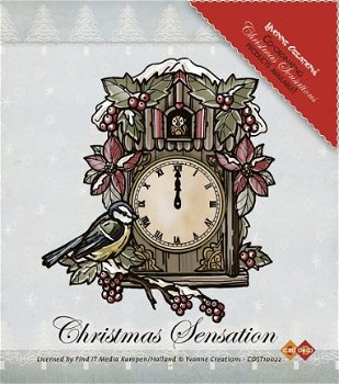 Yvonne Creations - Christmas Sensation - Clock - 1