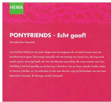 Henriette Kan Emmink - Pony Friends - echt gaaf ! NIEUW ! - 2