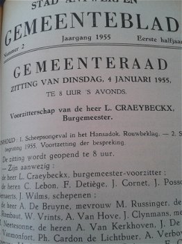 Stad Antwerpen - Gemeenteblad 1955 - 3