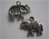 bedeltje/charm dieren:olifant 2 - 18x15 mm - 1 - Thumbnail