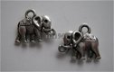bedeltje/charm dieren: olifant 3 - 12x14 mm - 1 - Thumbnail