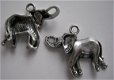 bedeltje/charm dieren :olifant 4 - 29x20 mm - 1 - Thumbnail