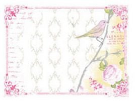 NIEUW Journaling Card Meadow Lark Bird van Prima Marketing - 1
