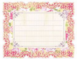 NIEUW Journaling Card Meadow Lark Pink Floral van Prima Marketing - 1