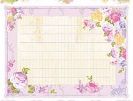 NIEUW Journaling Card Meadow Lark Pink Roses van Prima Marketing - 1