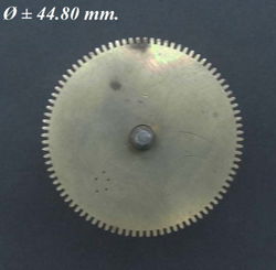 Veer trommel = Franse pendule = zonder veer =25596
