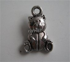 bedeltje/charm dieren:beertje - 15 mm