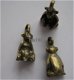 bedeltje/charm dieren: aap 3d brons - 18x9 mm - 1 - Thumbnail