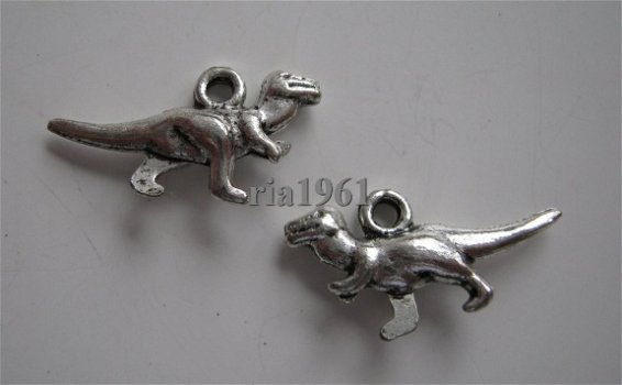 bedeltje/charm dieren:dinosaurus- 21 mm - 1