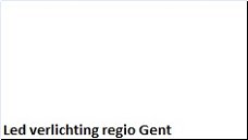 Led verlichting regio Gent