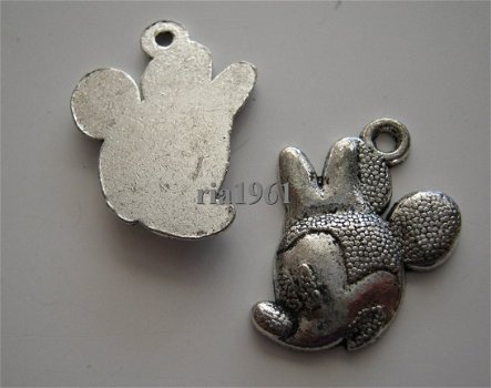 bedeltje/charm dieren:minnie mouse - 23 x 22 mm - 1