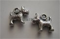 bedeltje/charm dieren: terrier - 15 mm - 1 - Thumbnail