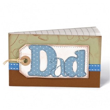 Typography Clear Stamp - Dad - 1