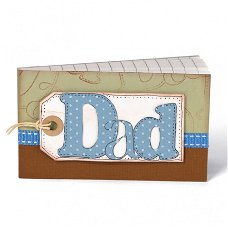 Typography Clear Stamp - Dad