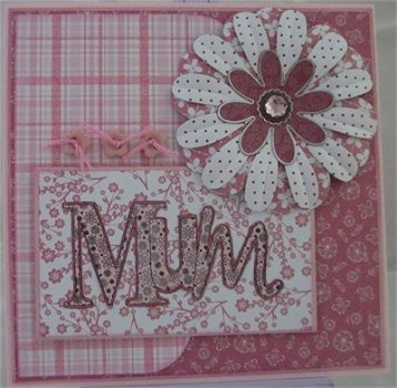 Typography Clear Stamp - Mum - 1