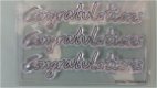 Paper mania Clear stempel - Congratulations - 1 - Thumbnail