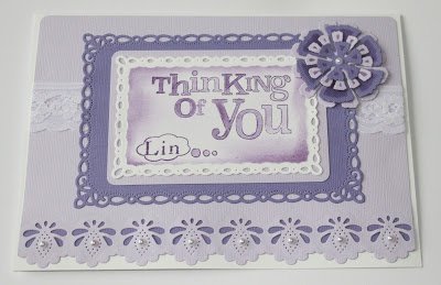 Paper mania Clear stempel - Thinking of You - 1