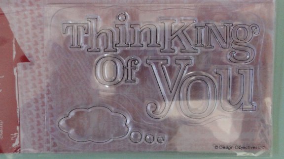 Paper mania Clear stempel - Thinking of You - 2