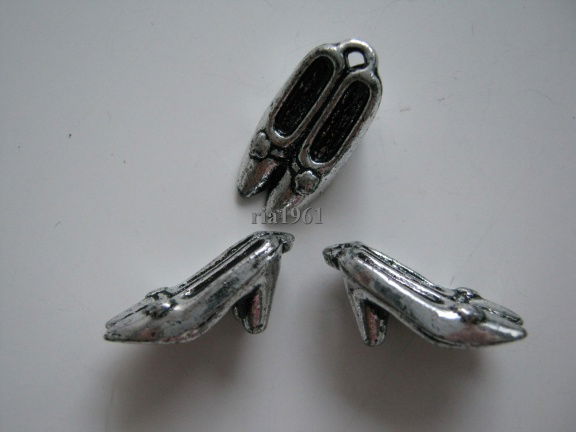 bedeltje/charm schoenen:hakken (acryl) - 21 mm - nr. 1