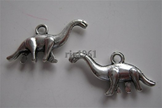 bedeltje/charm sprookjes:dinosaurus 2 - 27x14mm - 1