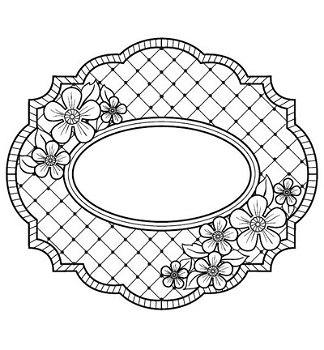 Stamps To Die For - Camellia Trellis - 1