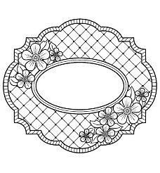 Stamps To Die For - Camellia Trellis