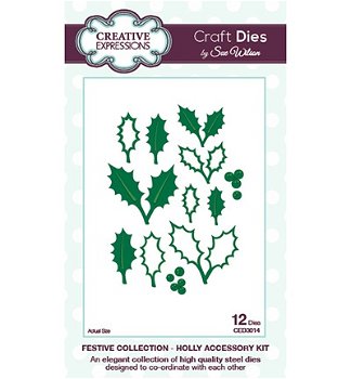 Craft Dies - Holly Accessory Kit - 1