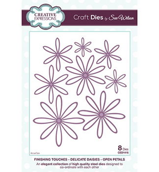 Craft Dies - Delicate Daisies-Open Petals - 1