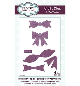 Craft Dies - Classic 3D Itty Bitty Bow - 1