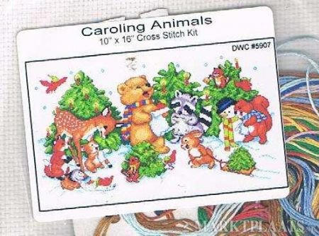 Design Works bijzonder leuk pakket Caroling Animals - 1