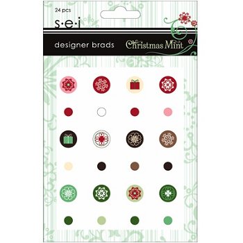 NIEUW Designer Brads Christmas Mint Van SEI - 1