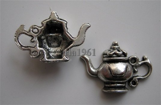 bedeltje/charm keuken:theepotje 3 - 22x11 mm - 1