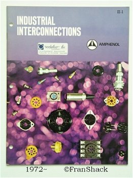 [1972~] Industrial Interconnections, ( Bunker Ramo) Amphenol - 1