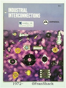 [1972~] Industrial Interconnections, ( Bunker Ramo) Amphenol