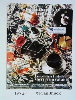[1972~] Short form catalog Precision Potentiometers, Amphenol-Tuchel - 1
