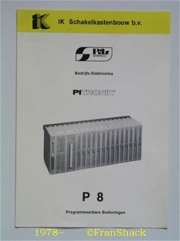 [1978~] Brochure: Pitronik, Pilz programmeerbare besturingen, IK Schakelkastenbouw - 1