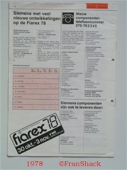 [1978] Vakbeurs Elektronika, fiarex 78, Siemens Informatie - 3