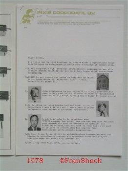 [1978] Brochures: Bedrijfsinformatie, PIXIE Corporatie BV - 3