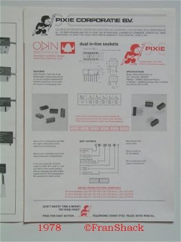 [1978] Brochures: Bedrijfsinformatie, PIXIE Corporatie BV - 5