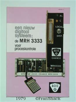 [1979] Folder: Digitaal systeem MRH 3333, ACEC. - 1