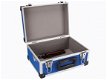Aluminium koffer blauw compact - 2 - Thumbnail
