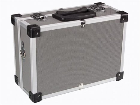 Aluminium koffer grijs compact - 1
