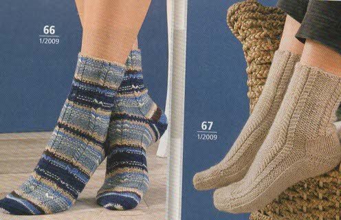 Breipatroon 1321 sokken in verschillende maten. - 7
