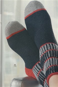 Breipatroon 1321 sokken in verschillende maten. - 8