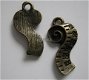 bedeltje/charm handwerken:centimeter 2 brons - 24x12 mm - 1 - Thumbnail