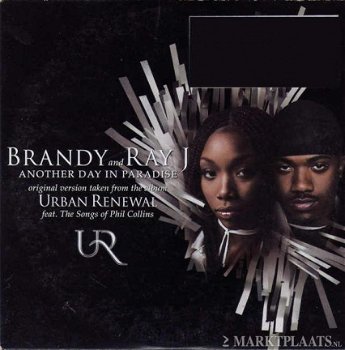 Brandy & Ray J - Another Day In Paradise 2 Track CDSingle - 1