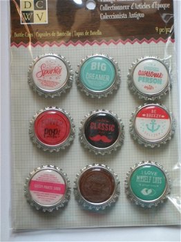 DCWV vintage collector bottle caps - 1