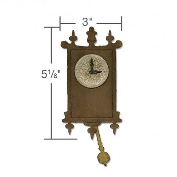 Tim Holtz alterations bigz wall clock - 1